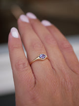 December Tanzanite Signet Ring