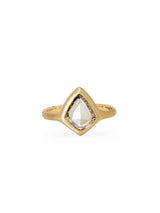 Kite Champagne Diamond Signet Ring