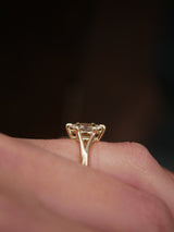 Marquise Diamond Split Shank Ring