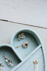 Topaz Halo Convertible Brooch