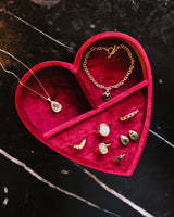 Velvet Heart Jewelry Box