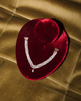 Twin Moths Collar Brooch