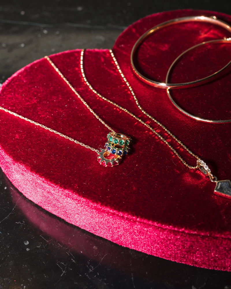 Gemstone Spinner Charm