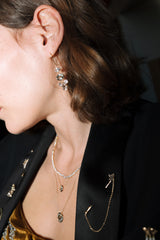 Quartz Chandelier Earrings