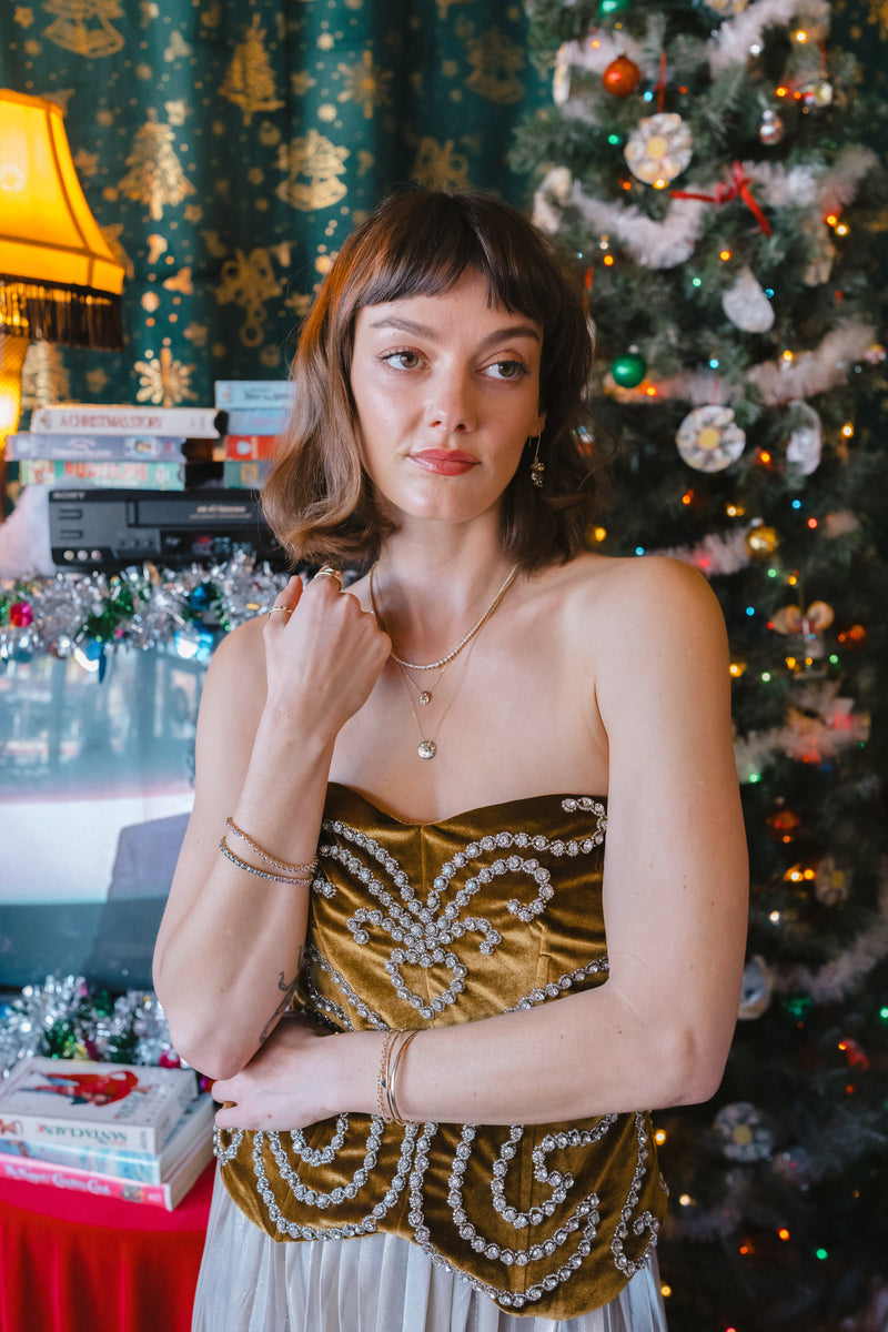 Mini Diamond Spinner Necklace