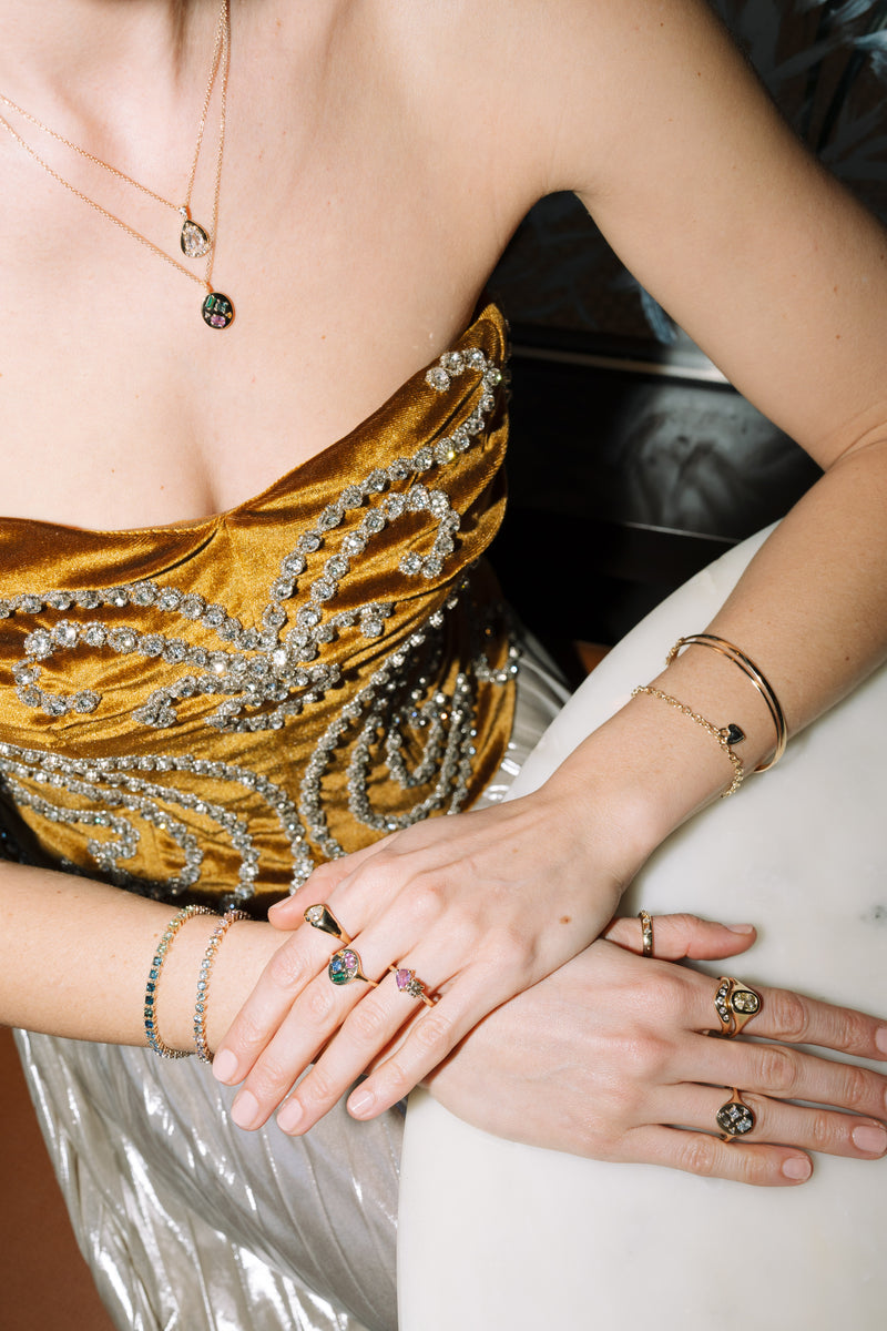 Princess Cut Sapphire Tennis Bracelet