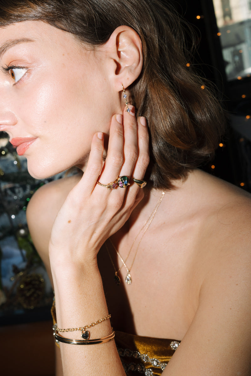 Lavender Princess Cut Fishhooks