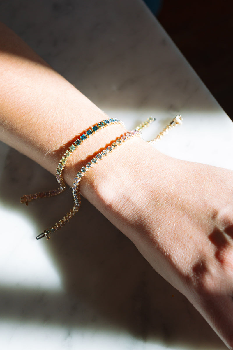 Sapphire Gradient Tennis Bracelet
