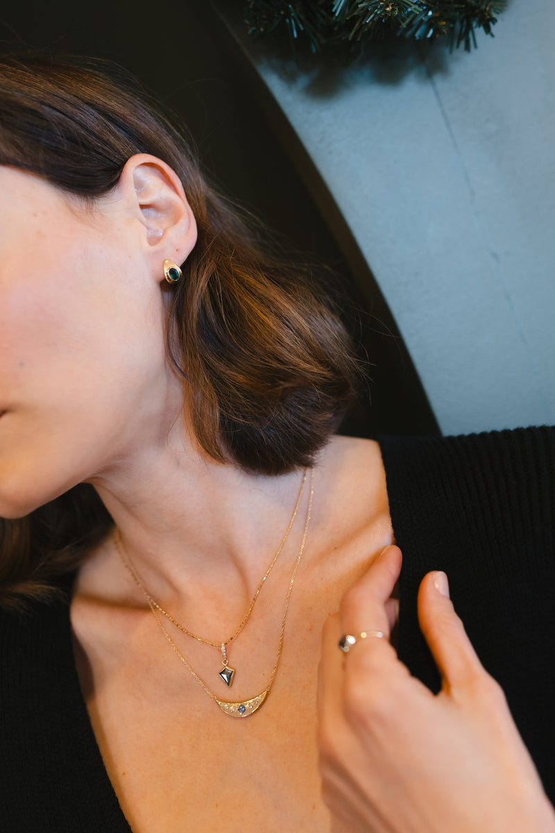 Black Kite Diamond Pendant