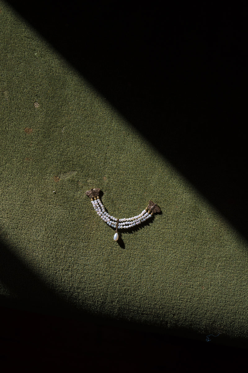 Mini Twin Moths Brooch