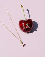 Peridot Cherry Charm