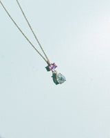 Cotton Candy Aquamarine Necklace