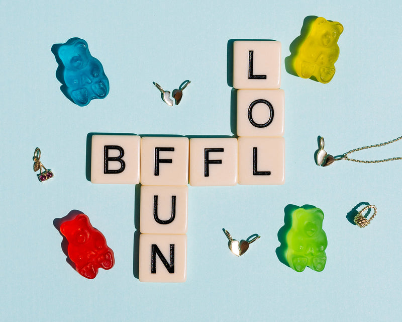 BFF Heart Charm
