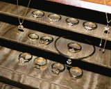 Toi et Moi Pear Bezel Ring