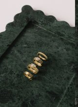 Moval Diamond Grooved Cigar Band