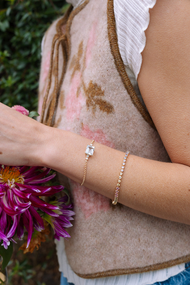 Sapphire Gradient Tennis Bracelet