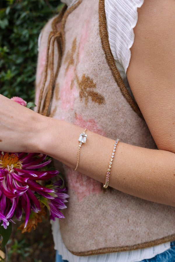 Aquamarine Corsage Bracelet