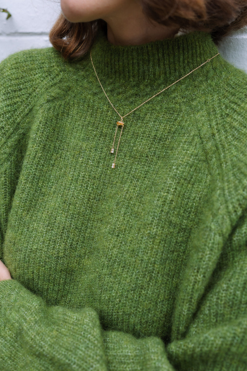 Citrine Lariat