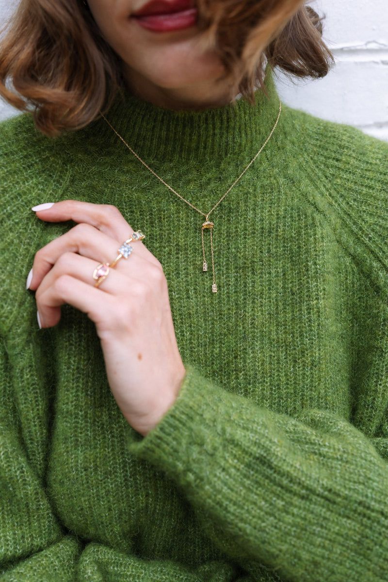 Citrine Lariat