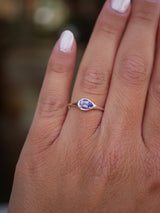 December Tanzanite Signet Ring