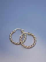 Twisted Gold Hoops