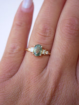 Green Sapphire James Ring