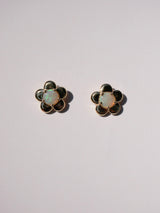 Opal Flower Power Studs