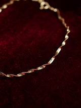 Twisted Herringbone Chain Bracelet