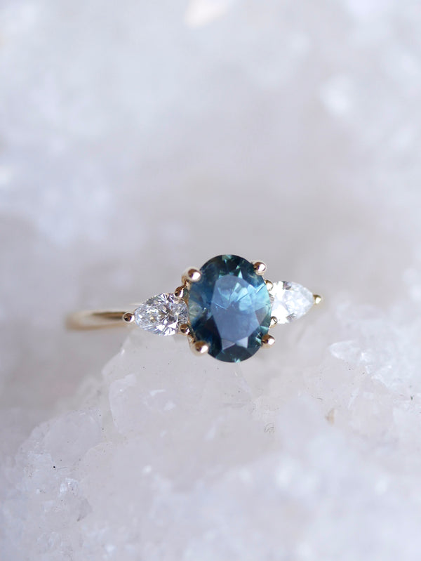 Teal Sapphire Forget Me Not