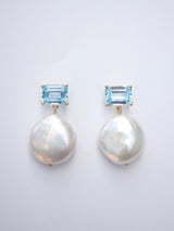 Topaz Pearl Studs