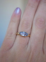 East West Marquise Sapphire Ring
