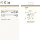1.25ct 9.10x6.11x3.38mm GIA Fancy White Pear Brilliant 18737-01 - Misfit Diamonds