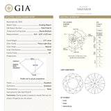 2.01ct 8.07x8.01x5.03mm GIA SI1 Fancy Grey Round Brilliant 18868-01 - Misfit Diamonds