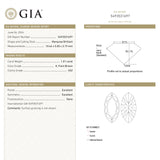 1.01ct 10.44x5.05x3.19mm GIA VS2 K Marquise Brilliant 🇨🇦 25106-01