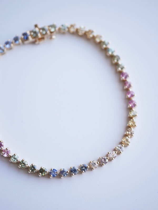 Sapphire Gradient Tennis Bracelet