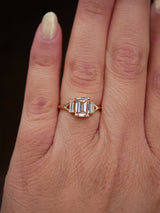 Champagne Diamond Grove Ring
