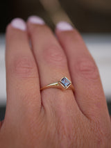 June Alexandrite Signet Ring
