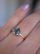 Shield Sapphire Reign Ring