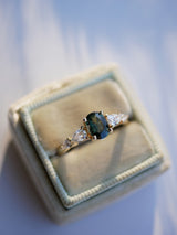Green Sapphire Mermaid Ring