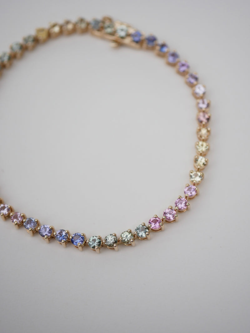Sapphire Gradient Tennis Bracelet