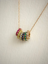 Gemstone Spinner Charm