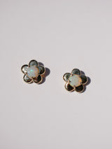 Opal Flower Power Studs
