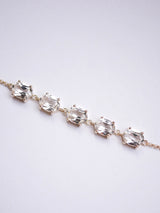 White Sapphire Chain Bracelet
