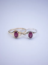 January Garnet Signet Ring