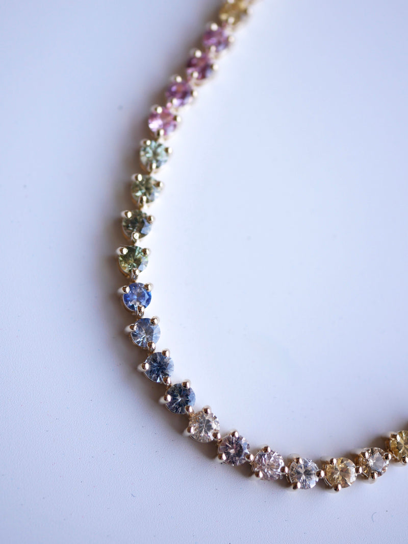 Sapphire Gradient Tennis Bracelet
