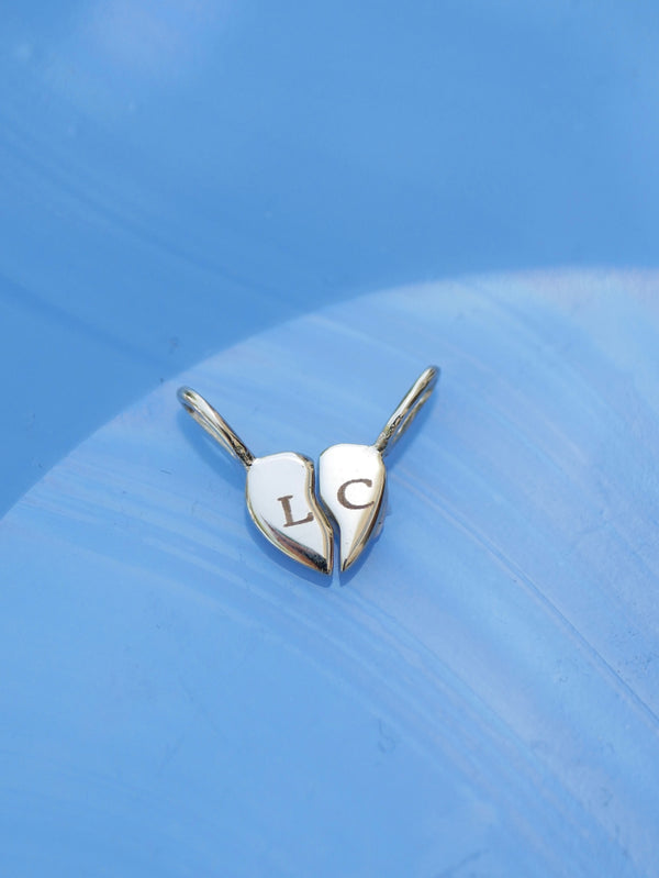 BFF Heart Charm