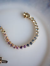 Sapphire Gradient Tennis Bracelet