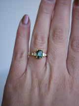 Green Sapphire James Ring