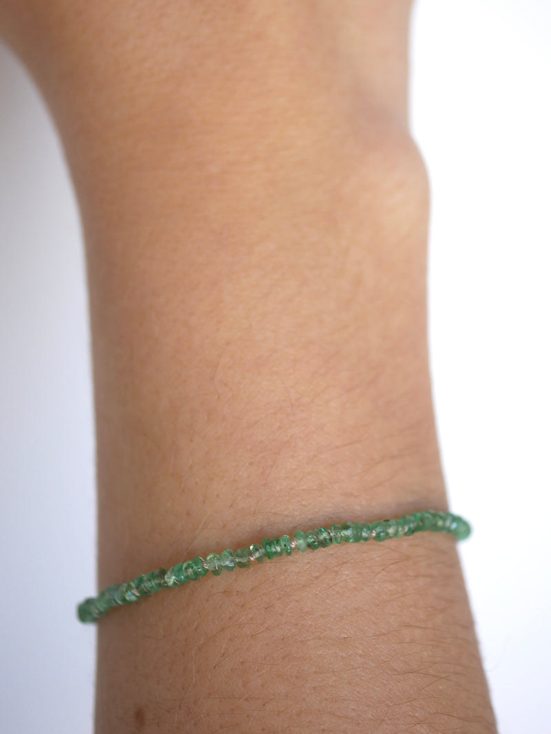 Beaded Emerald Bracelet