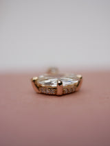 Antique Diamond Hidden Halo Pendant